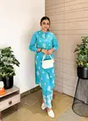Tanyaa P 180 Cotton Lakhnavi Work Kurti With Bottom Online Wholesale
