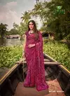Sangeet By Sanskar Bember Georgette Embroidered Saree Wholesale Online