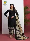 All Black Vol 16 By Jt Rayon Embroidered Dress Material Wholesale Shop In Surat