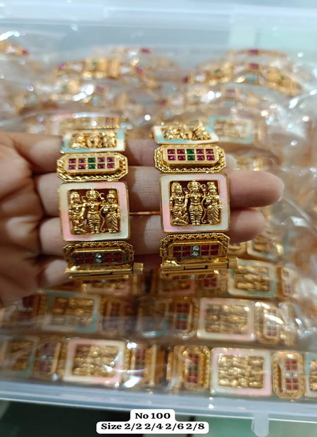 Brass High Gold Bangles 11 Wholesale Price In Surat