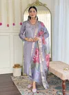 Grace 1 Chanderi Silk Embroidered Kurti Bottom With Dupatta Wholesalers In Delhi