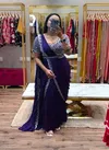 Bt 7094 Chinon Embroidered Party Wear Stylish Saree Exporters In India