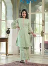 Tanyaa P 243 Mul Cotton Handwork Fancy Kurti With Bottom Orders In India