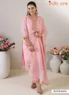 Indo Era 2565 Organza Embroidered Kurti Bottom With Dupatta Suppliers In India