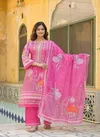 Tanyaa P 253 Cotton Kurti With Bottom Dupatta Exporters In India
