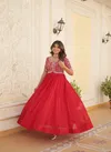 Jf 1593 95 Beautiful Designer Faux Blooming Gown Bulk Orders In India