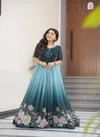 Luna Vol 46 Faux Georgette Embroidered Stylish Gowns Best Wholesale Shop In Surat