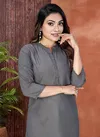 Nina F 02 Mix Cotton Fancy Short Kurti Wholesale In India
