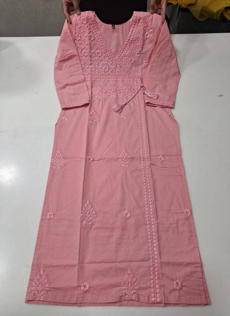 Tanyaa 264 Cotton Lucknowi Chikankari Style Kurtis Suppliers In India