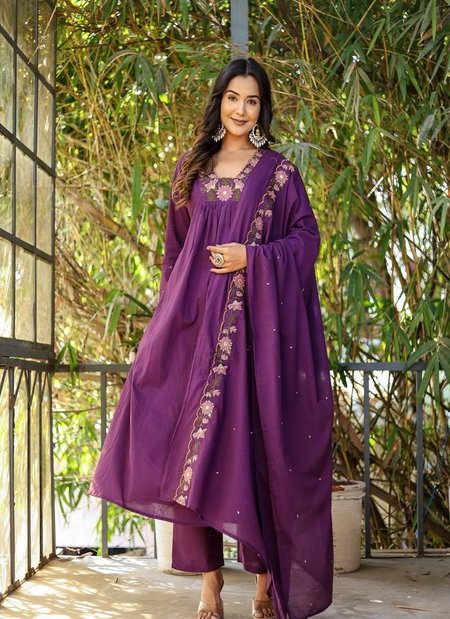 Laxmohini 1 Soft Rayon Slub Anarkali Kurti Bottom With Dupatta Wholesale Clothing Distributors In India
