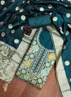 Color Set 9085 Beautiful Jacquard Dress Material Exporters In India