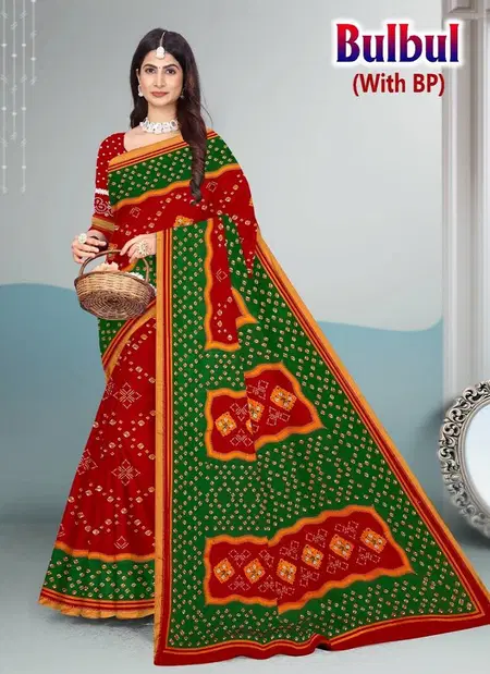 Bulbul 1 Festive Wear Cotton Printed Saree Online Wholesale
