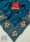 Kc 067 Festive Wear Embroidered Crush Silk Saree Wholesale Market Surat