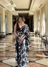 Sf Sizzler 2 Party Wear Printed Satin Silk Saree Wholesale Price In Surat