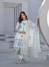 Tanyaa P 273 Cotton Anarkali Kurti With Bottom Dupatta Wholesale Market In Surat