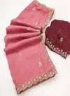 Bt 1267 Chiffon Embroidered Festive Wear Saree Wholesale Clothing Suppliers In India