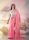 Ziva 37 Party Wear Stylish Rangoli Satin Silk Saree Wholesale Clothing Distributors In India