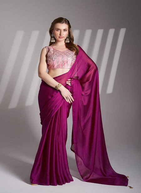 Ziva 38 Beautiful Chiffon Party Wear Stylish Saree Wholesale Clothing Distributors In India