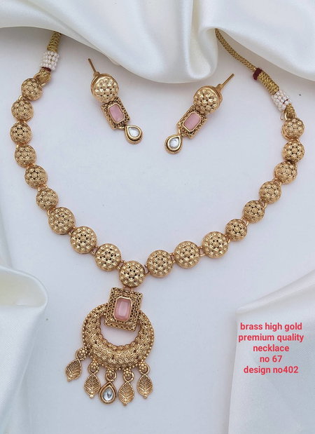 Brass Rajwadi Gold Necklace 18 Exporters In India