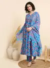 Dhruvi 293 Rayon Printed Kurti Bottom With Dupatta Online Wholesale