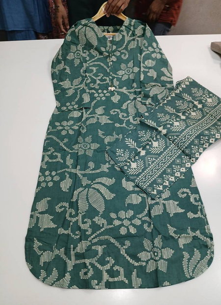 Tanyaa P 310 Cotton Printed Casual Wear Kurti With Bottom Online Wholesale