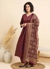 Dhruvi 298 Rayon Printed Kurti Bottom With Dupatta Wholesale Clothing Suppliers In India