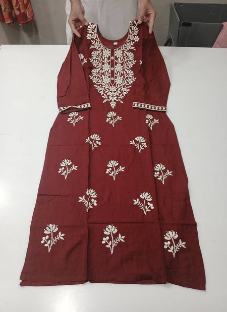 Tanyaa P 311 German Rayon With Lakhnavi Kurti Suppliers In India