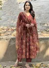 Dhruvi 301 Rayon Printed Kurti Bottom With Dupatta Bulk Orders In India