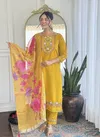 Pihu 01 Chanderi Kurti Bottom With Dupatta Wholesale Clothing Suppliers In India