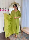 Divya 01 Viscose Jacquard Embroidered Kurti Bottom With Dupatta Bulk Orders In India