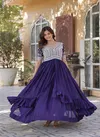 Jf 2485 Amazing Georgette Designer Gown With Bottom Wholesale Suppliers In Mumbai