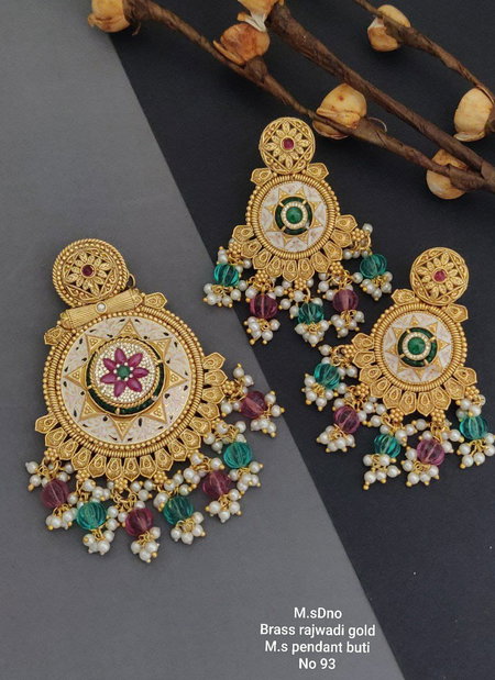Brass Carrot High Gold Mangalsutra Pendant Butti 1 Wholesale In India