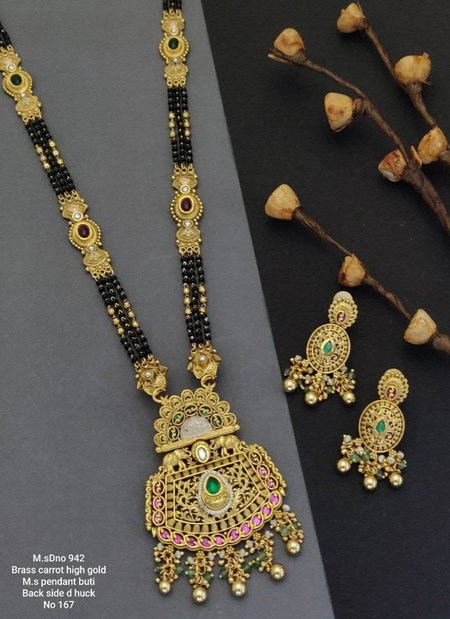 Brass Carrot High Gold Mangalsutra Pendant Butti 10 Exporters In India