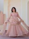 Luna Vol 48 Beautiful Chiffon Embroidered Gown With Dupatta Wholesale Online