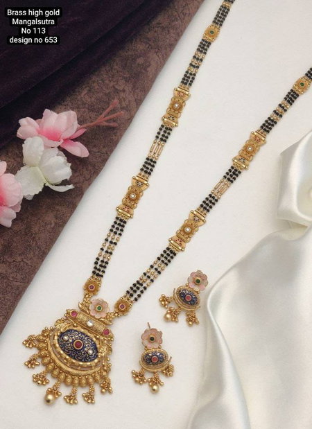 Brass High Gold Mangalsutra 38 Bulk Orders In India