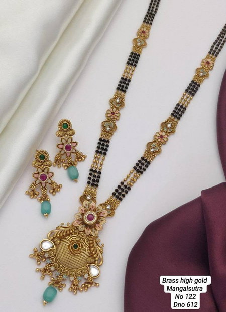 Brass High Gold Mangalsutra 39 Wholesale In India