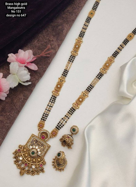 Brass High Gold Mangalsutra 40 Wholesalers In Delhi