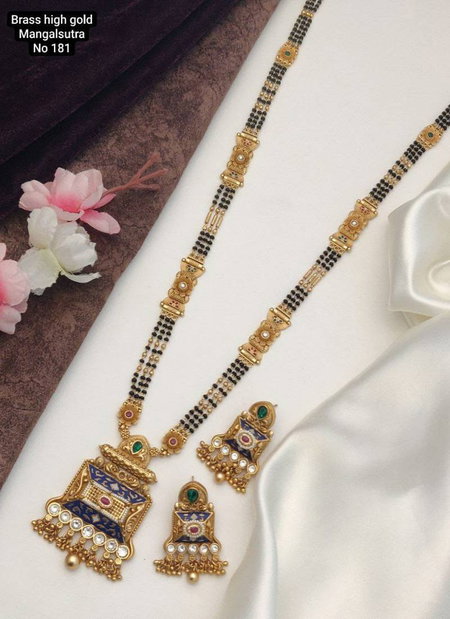 Brass High Gold Mangalsutra 42 Online Wholesale