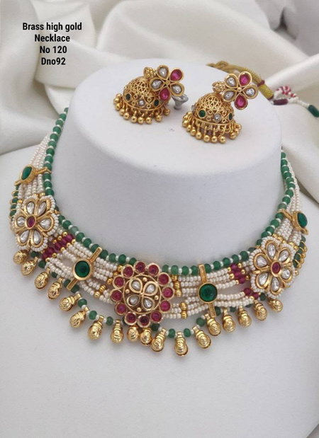 Brass High Gold Necklace 20 Exporters In India