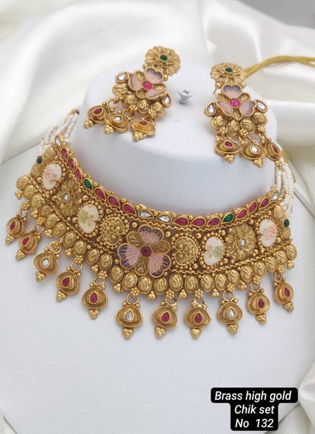 Brass High Gold Necklace 21 Suppliers In India