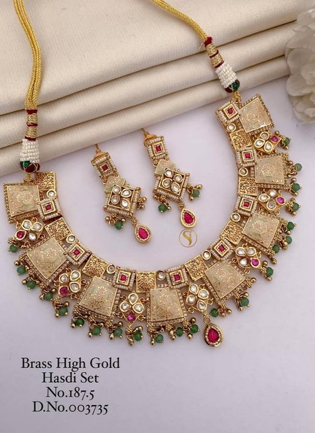 Brass High Gold Hasdi Set 90 Exporters In India

