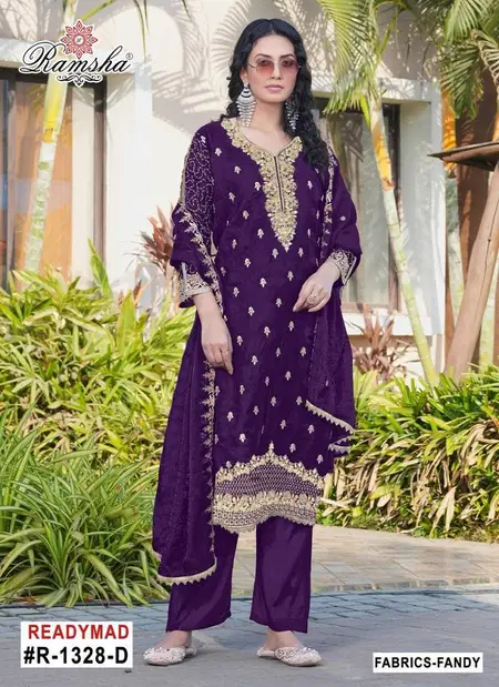 Ramsha R 1328 A To D Ready Made Salwar Suits Wholesalers In Delhi