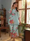 Tanyaa P 363 Natural Crepe Silk Stylist Co Ord Set Online Wholesale