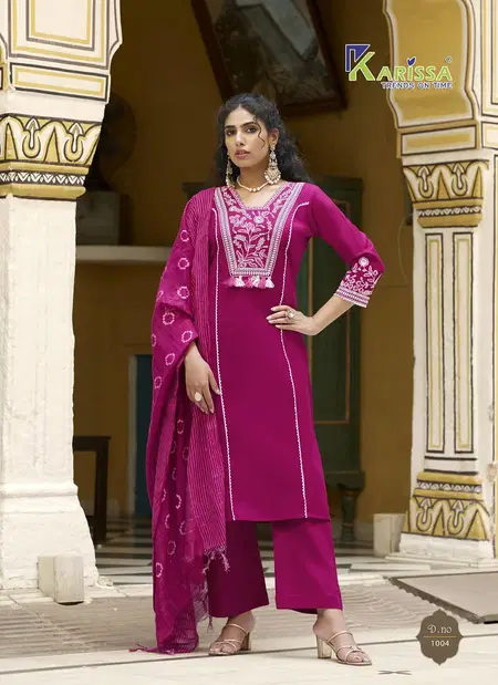 Vaani By Karissa Linen Cotton Online Kurti With Bottom Dupatta Wholesale