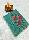 Vt 718 T Soft Tabby Organza With Digital Printed Saree Wholesale In India