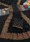 Mahek 182 Vichitra Silk Embroidery Worked Saree Exporters In India