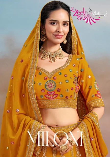 Miloni By Zeel Georgette Designer Lehenga Choli Online Wholesale