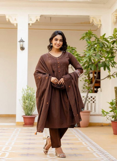 Naisha K 99 Cotton Kurti Bottom With Dupatta Wholesalers In Delhi
