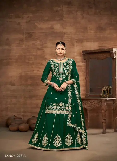Aanaya Vol 226 Vichitra Silk Lehenga Choli Wholesale Clothing Distributors In India