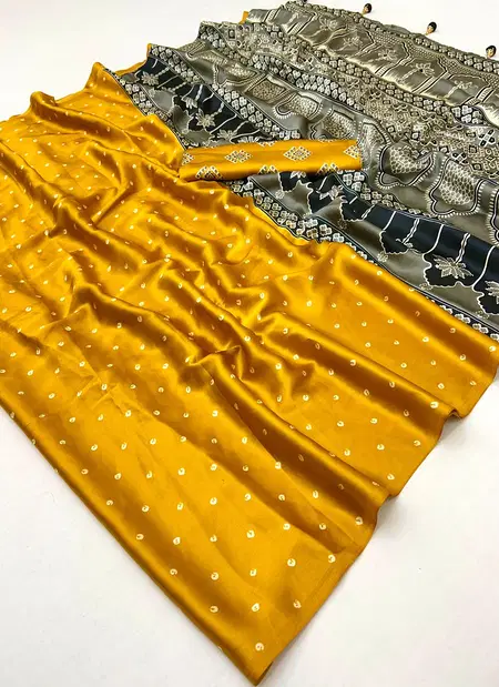 Ajrakh Luxe By Girnar Semi Modal Wedding Wear Saree Wholesale Price In Surat